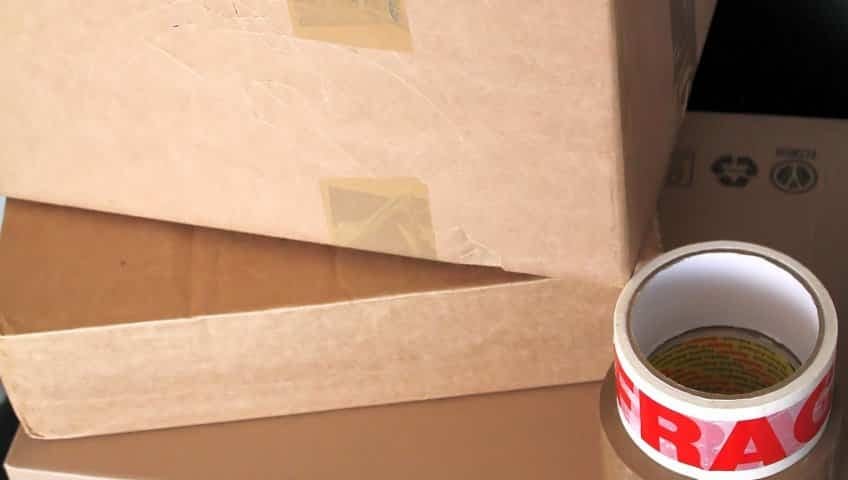 shipping boxes